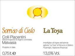 Colli Piacentini Sorriso di Cielo Malvasia