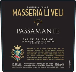 Passamante Salice Salentino Negroamaro