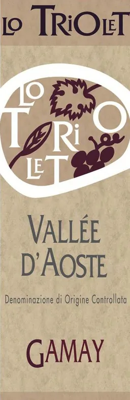 Lo Triolet Vallee d'Aoste Gamay