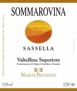 Valtellina Superiore Sassella Sommarovina