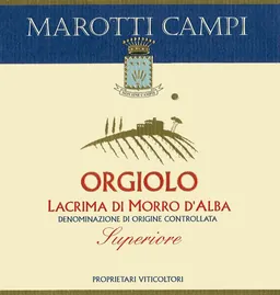 Lacrima di Morro d'Alba Orgiolo Superiore