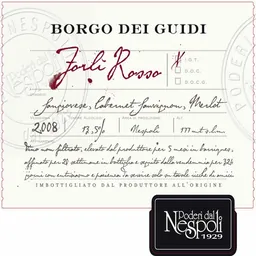 Forli Borgo dei Guidi Rosso