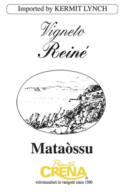 Punta Crena Colline Savonesi Mataossu Vigneto Reine