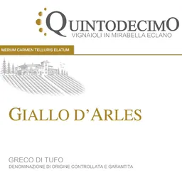Greco di Tufo Giallo d'Arles