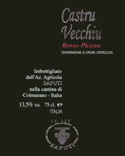 Rosso Piceno Castru Vecchiu
