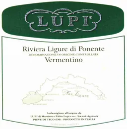 Società Agricola Lupi di Massimo Lupi Riviera Ligure di Ponente Vermentino
