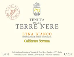 Etna Bianco Calderara Sottana