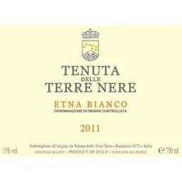 Etna Bianco Le Vigne Niche