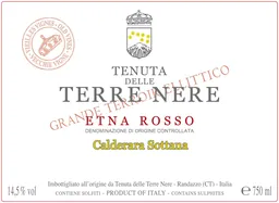 Tenuta delle Terre Nere Etna Rosso Calderara Sottana