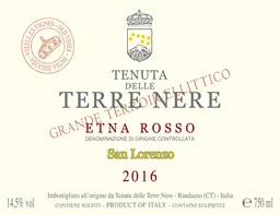 Tenuta delle Terre Nere Etna Rosso San Lorenzo
