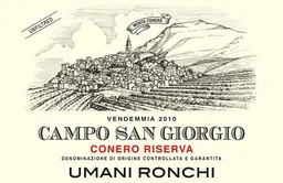 Rosso Conero Riserva Campo San Giorgio