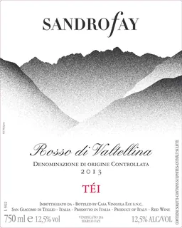 Rosso di Valtellina Tei