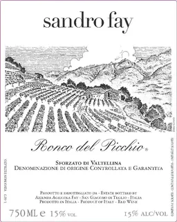 Sforzato di Valtellina Ronco del Picchio