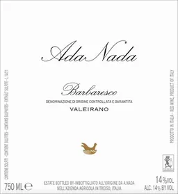 Ada Nada Barbaresco Valeirano