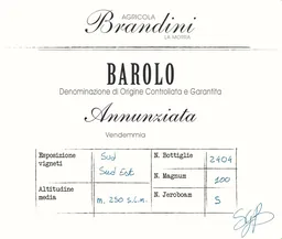 Barolo Annunziata