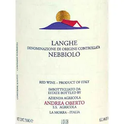 Andrea Oberto Langhe Nebbiolo