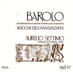 Aurelio Settimo Barolo Rocche dell'Annunziata