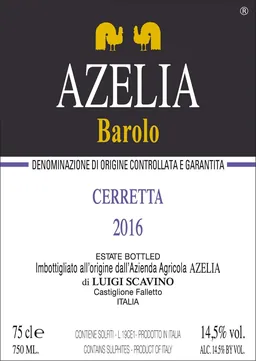 Azelia Barolo Cerretta