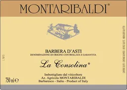 Azienda Agricola Montaribaldi Montaribaldi Barbera d'Asti La Consolina