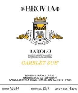 Barolo Garblet Sue