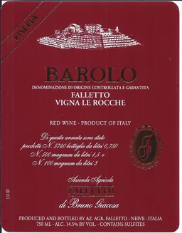 Barolo Le Rocche del Falletto Riserva