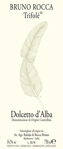 Bruno Rocca Trifole Dolcetto d'Alba