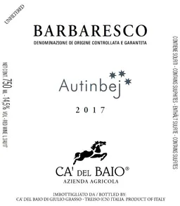 Barbaresco Autinbej