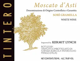 Cantine Elvio Tintero Moscato d'Asti Sori Gramella