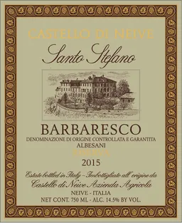 Barbaresco Santo Stefano Riserva