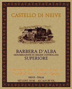 Castello di Neive Barbera d'Alba Superiore