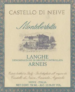 Montebertotto Arneis