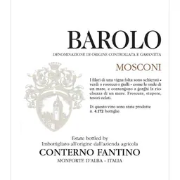 Barolo Mosconi Vigna Ped