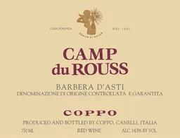 Coppo Barbera d'Asti Camp du Rouss