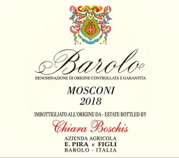 E. Pira & Figli Barolo Mosconi