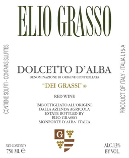 Dolcetto d'Alba Dei Grassi