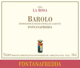 Fontanafredda Barolo Vigna La Rosa
