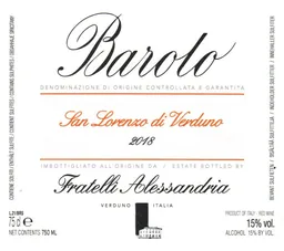 Barolo San Lorenzo di Verduno