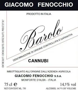 Barolo Cannubi