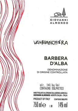 Barbera d'Alba Valbianchera