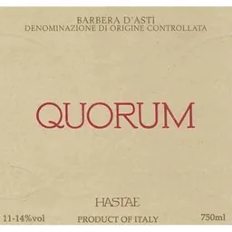 Hastae Barbera d'Asti Quorum