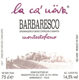 La Ca' Nova Montestefano Barbaresco