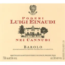 Luigi Einaudi Barolo Cannubi