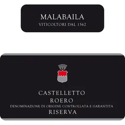 Malabaila Roero Riserva Casteletto