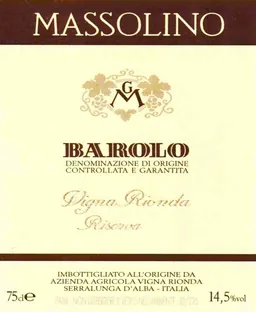 Barolo Vigna Rionda Riserva
