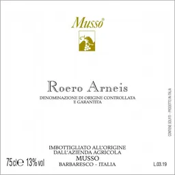 Musso Roero Arneis