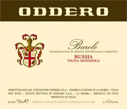 Barolo Bussia Vigna Mondoca Riserva