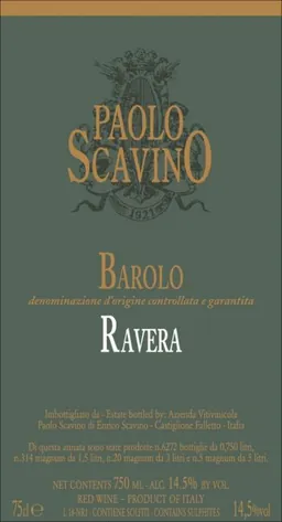Barolo Ravera