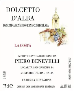 La Costa Dolcetto d'Alba