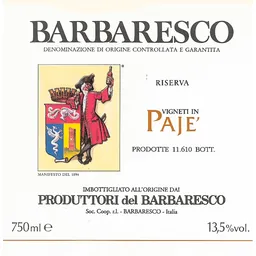 Barbaresco Paje Riserva