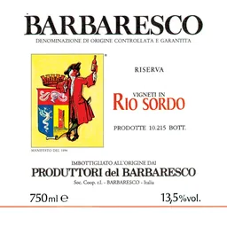 Barbaresco Rio Sordo Riserva